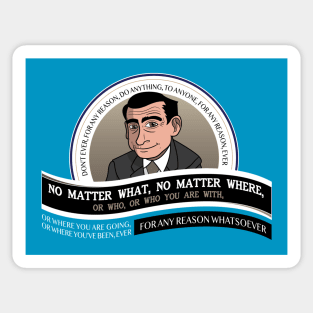 Michael Scott's Philosophy Sticker